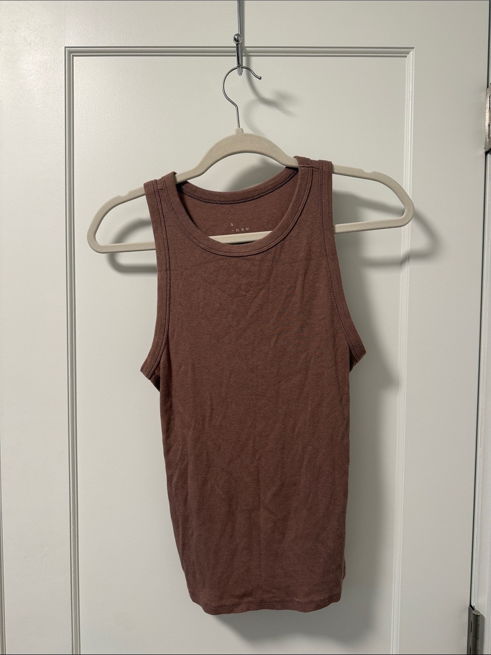 Target Women's Ribbed Tank Top - Brown